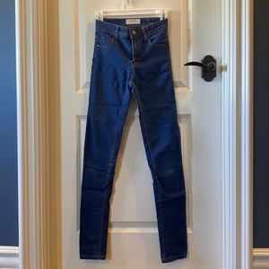 Stradivarius Vibrant Blue Skinny Jeans